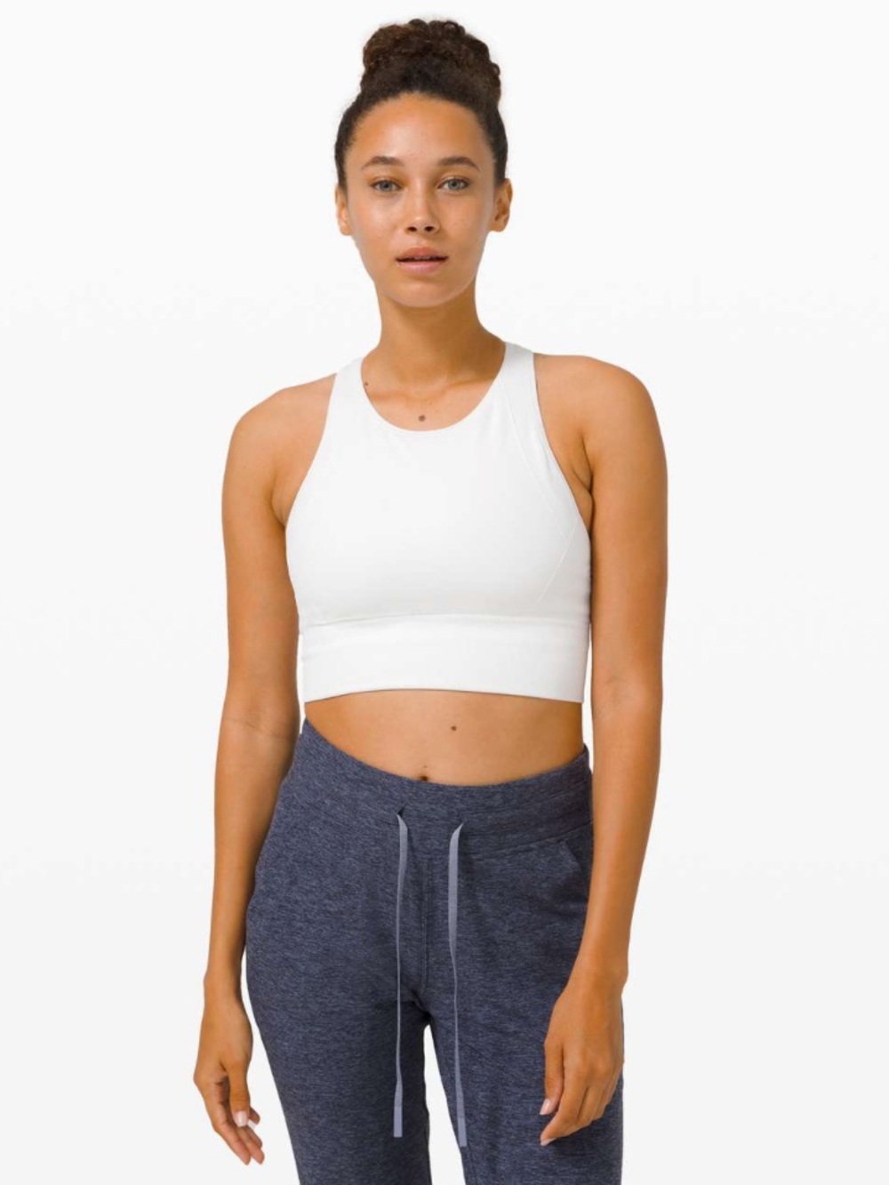 LULULEMON Lululemon Ebb to Train Bra *Medium Support, C/D Cup White